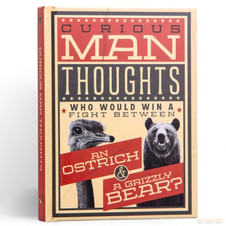 Curious Man Thoughts: The Funny Gift Book For Men - Bee Three Books [KSIĄŻKA]