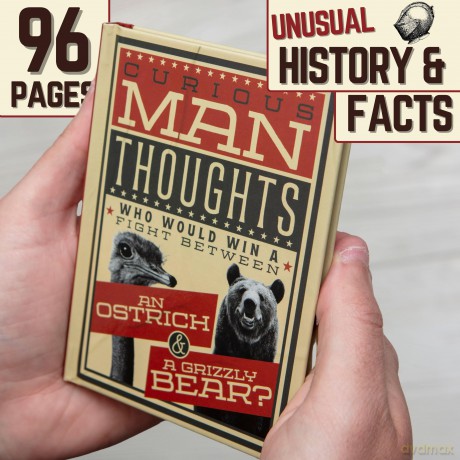 Curious Man Thoughts: The Funny Gift Book For Men - Bee Three Books [KSIĄŻKA]