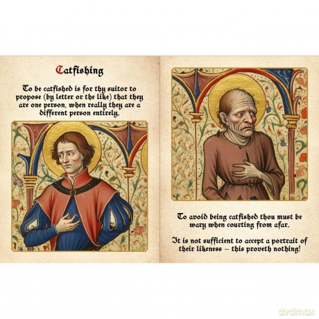 Damsels In Dating Distress Gift Book: Medieval Solutions For Modern Dating Problems - Bee Three Books [KSIĄŻKA]