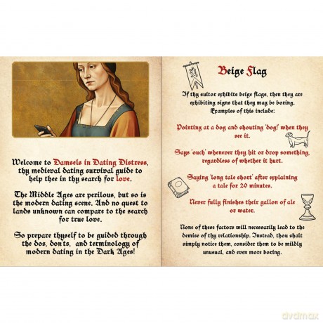Damsels In Dating Distress Gift Book: Medieval Solutions For Modern Dating Problems - Bee Three Books [KSIĄŻKA]