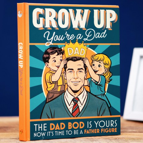 Grow Up You're a Dad: Gift Book For New Dads - Bee Three Books [KSIĄŻKA]