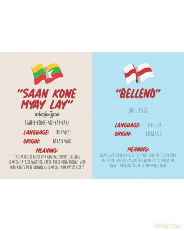How To Swear in 96 Languages: Humour Gift Book - Bee Three Books [KSIĄŻKA]