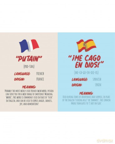 How To Swear in 96 Languages: Humour Gift Book - Bee Three Books [KSIĄŻKA]
