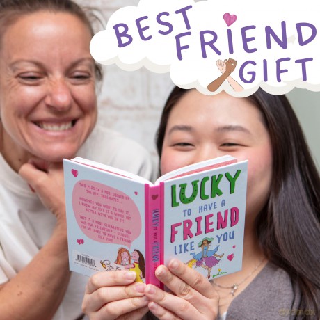 Lucky To Have a Friend Like You: A Friendship Gift Book For Women - Bee Three Books [KSIĄŻKA]