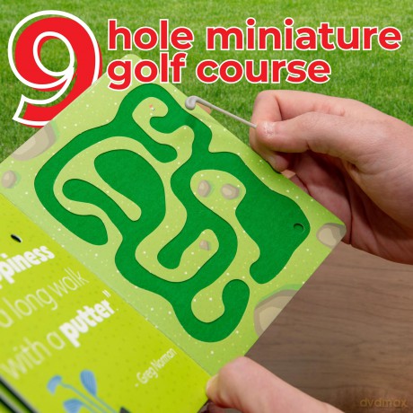 Mini Mini Golf Book: Funny Golf Gifts - Bee Three Books [KSIĄŻKA]