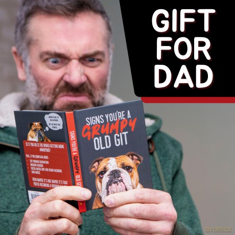 Signs You're a Grumpy Old Git: Gift Book For Grumpy Men - Bee Three Books [KSIĄŻKA]