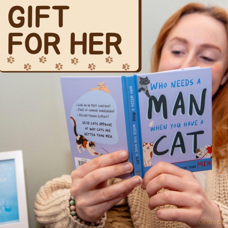 Why Cats Are Better Than Men: Funny Cat Gift Book - Bee Three Books [KSIĄŻKA]