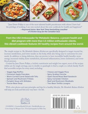 The Metabolic Balance Kitchen: Deliciously Satisfying Recipes to Reset Your Metabolism, Fight Inflammation, and Lose Weight - Jane Durst-Pulkys [KSIĄŻKA]