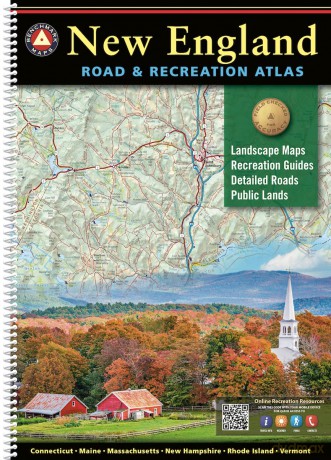 New England Road and Recreation Atlas [KSIĄŻKA]