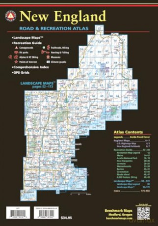 New England Road and Recreation Atlas [KSIĄŻKA]
