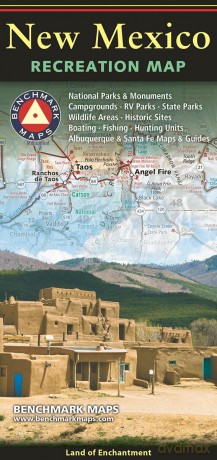 New Mexico Recreation Map - Benchmark Maps [KSIĄŻKA]