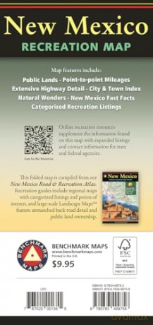 New Mexico Recreation Map - Benchmark Maps [KSIĄŻKA]