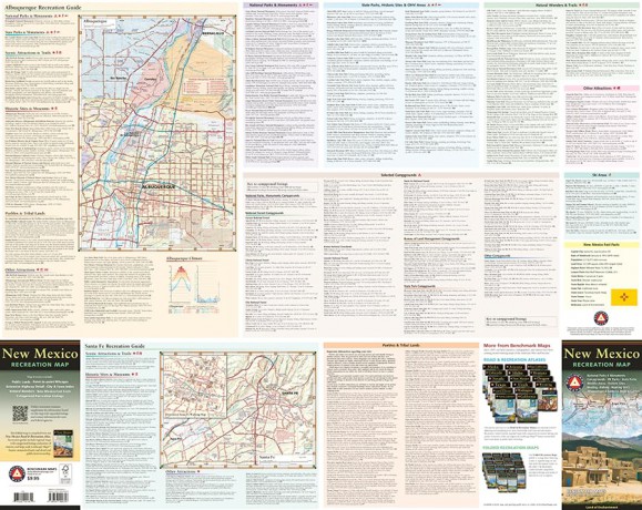 New Mexico Recreation Map - Benchmark Maps [KSIĄŻKA]