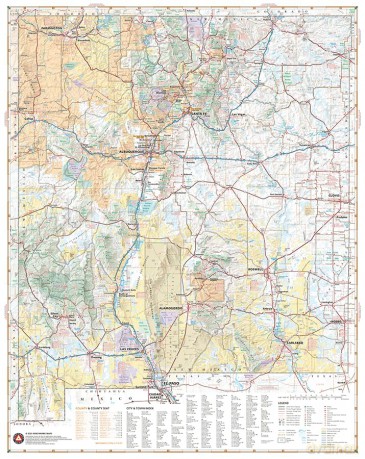 New Mexico Recreation Map - Benchmark Maps [KSIĄŻKA]