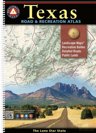 Texas Road and Recreation Atlas: 1:253,400 - Benchmark Maps [KSIĄŻKA]