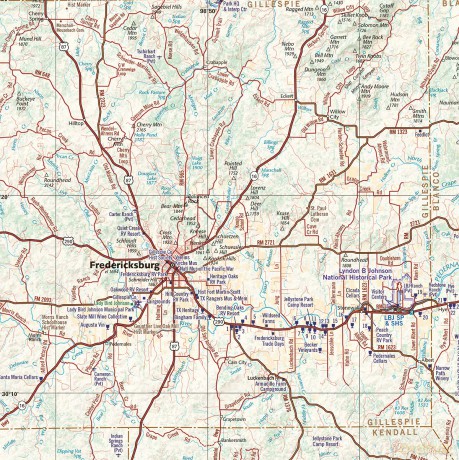 Texas Road and Recreation Atlas: 1:253,400 - Benchmark Maps [KSIĄŻKA]