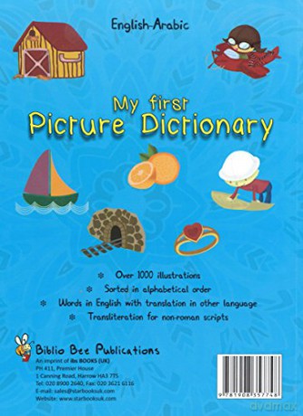 My First Picture Dictionary: English-Arabic with over 1000 words - Maria Watson [KSIĄŻKA]
