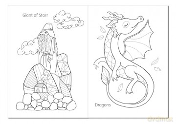 My First Colouring Book: Scottish Mythical Beasts (Birlinn Children's Colouring Books) - Eilidh Muldoon [KSIĄŻKA]