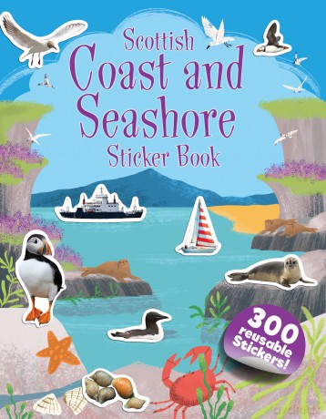 Scottish Coast and Seashore Sticker Book - Bc Books [KSIĄŻKA]