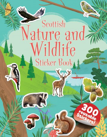Scottish Nature and Wildlife Sticker Book - BC Books [KSIĄŻKA]