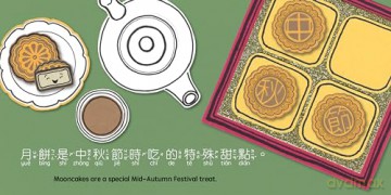 Mooncakes - Cantonese: A Bilingual Book in English and Cantonese with Traditional Characters and Jyutping (Bitty Bao) - Lacey Benard [KSIĄŻKA]