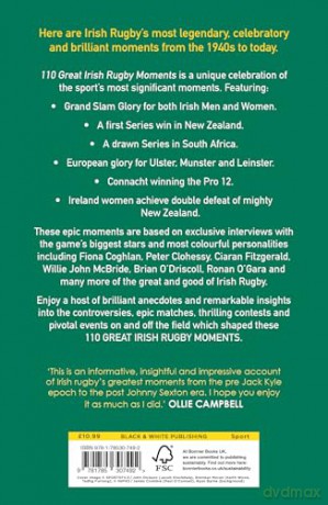 110 Great Irish Rugby Moments - John Scally [KSIĄŻKA]