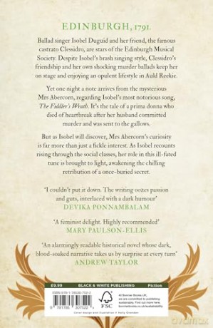 Murder Ballad: A gripping mystery of desire, betrayal and secrets set in the musical world of 18th century Edinburgh - Lucy Ribchester [KSIĄŻKA]