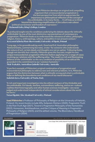 The Unthinkable in Ethics, History and Philosophical Anthropology: A Pragmatic-Transcendental View - Sami Pihlström [KSIĄŻKA]