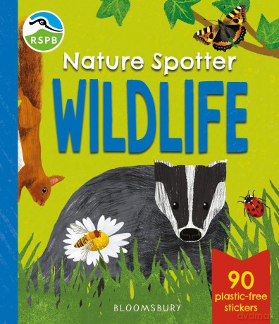 RSPB Nature Spotter: Wildlife: A children's sticker guidebook to over 60 birds, bugs, mammals and more - Catherine Brereton [KSIĄŻKA]