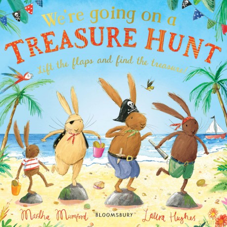 We're Going on a Treasure Hunt: A Lift-the-Flap Adventure (The Bunny Adventures) - Martha Mumford [KSIĄŻKA]