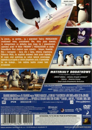 Pingwiny z Madagaskaru [DVD]