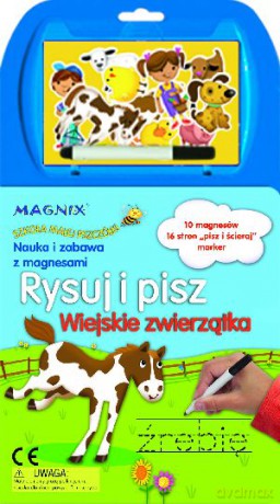 Rysuj i pisz. Wiejskie zwierzątka. MAGNIX Szkoła Małej Pszczółki [KSIĄŻKA]