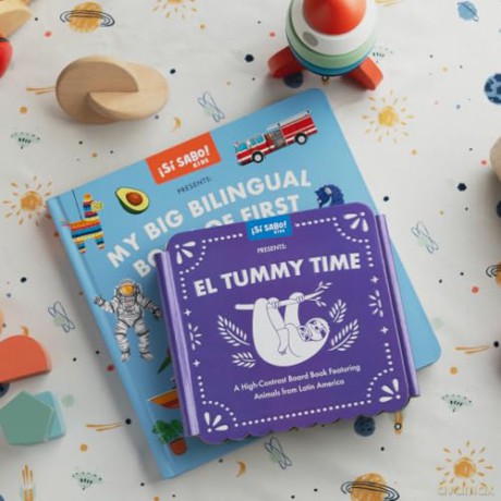 El Tummy Time: A High-Contrast Board Book Featuring Animals from Latin America: 4 (Si Sabo Kids) - Mike Alfaro [KSIĄŻKA]