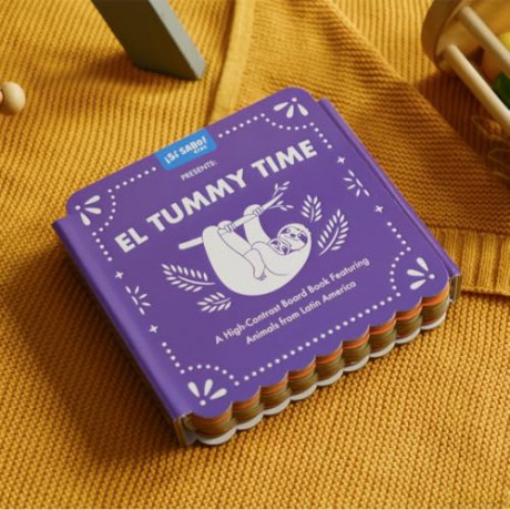 El Tummy Time: A High-Contrast Board Book Featuring Animals from Latin America: 4 (Si Sabo Kids) - Mike Alfaro [KSIĄŻKA]