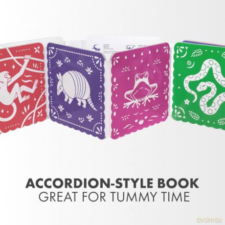 El Tummy Time: A High-Contrast Board Book Featuring Animals from Latin America: 4 (Si Sabo Kids) - Mike Alfaro [KSIĄŻKA]