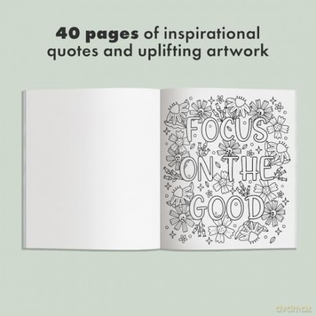 Embrace the Beauty: An Adult Coloring Book with Inspirational Quotes and Frameable Wall Art - Ginny Mossman [KSIĄŻKA]