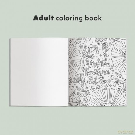 Embrace the Beauty: An Adult Coloring Book with Inspirational Quotes and Frameable Wall Art - Ginny Mossman [KSIĄŻKA]