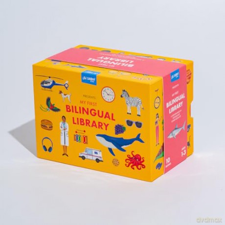 My First Bilingual Library: A Spanish-English Vocabulary Board Book Set of Colors, Numbers, Animals, ABCs, and More: 2 (Si Sabo Kids) - Mike Alfaro [KSIĄŻKA]