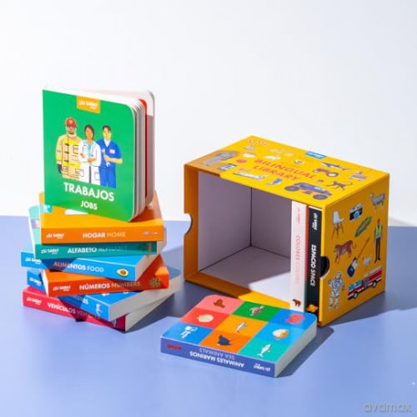 My First Bilingual Library: A Spanish-English Vocabulary Board Book Set of Colors, Numbers, Animals, ABCs, and More: 2 (Si Sabo Kids) - Mike Alfaro [KSIĄŻKA]