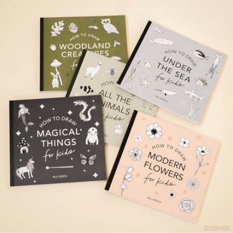 So Many Things: A Box Set of 5 How-to-Draw Books for Kids (Stocking Stuffers) - Alli Koch [KSIĄŻKA]