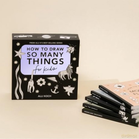 So Many Things: A Box Set of 5 How-to-Draw Books for Kids (Stocking Stuffers) - Alli Koch [KSIĄŻKA]