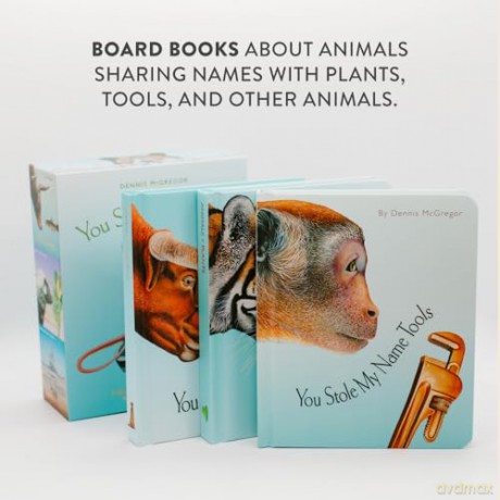 You Stole My Name Board Book Box Set: The Curious Case of Animals with Shared Names (Picture Book Box Set) (You Stole My Name Series) - Dennis Mcgregor [KSIĄŻKA]