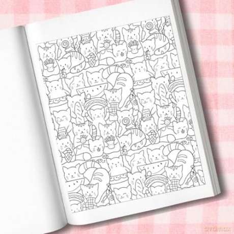Mangatopia Cupcakes and Kitties: A Cuteness Overload Colouring Book of Anime and Manga - Maddie Morales [KSIĄŻKA]