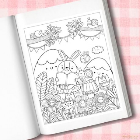 Mangatopia Tiny Kawaii: A Spectacularly Adorable Colouring Book of Anime and Manga - Liv Wan [KSIĄŻKA]