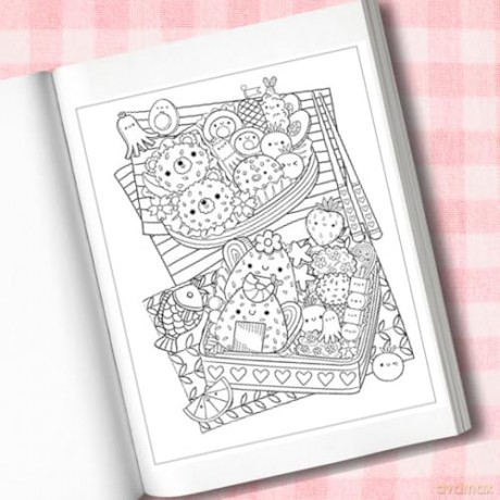 Mangatopia Tiny Kawaii: A Spectacularly Adorable Colouring Book of Anime and Manga - Liv Wan [KSIĄŻKA]