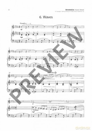 Streetwise: Eight attractive pieces for developing players. alto saxophone and piano. - Karen Street [KSIĄŻKA]