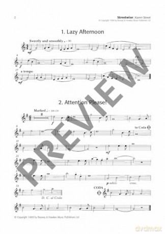 Streetwise: Eight attractive pieces for developing players. alto saxophone and piano. - Karen Street [KSIĄŻKA]
