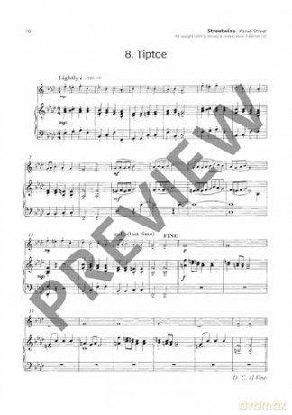 Streetwise: Eight attractive pieces for developing players. alto saxophone and piano. - Karen Street [KSIĄŻKA]