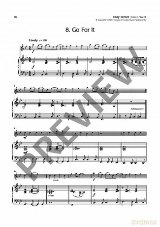 Easy Street: Eight attractive pieces for developing players (Easy Music Series) - Karen Street [KSIĄŻKA]