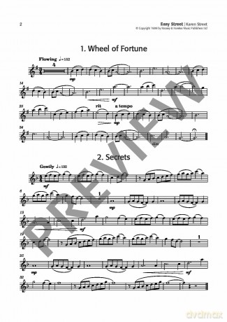 Easy Street: Eight attractive pieces for developing players (Easy Music Series) - Karen Street [KSIĄŻKA]